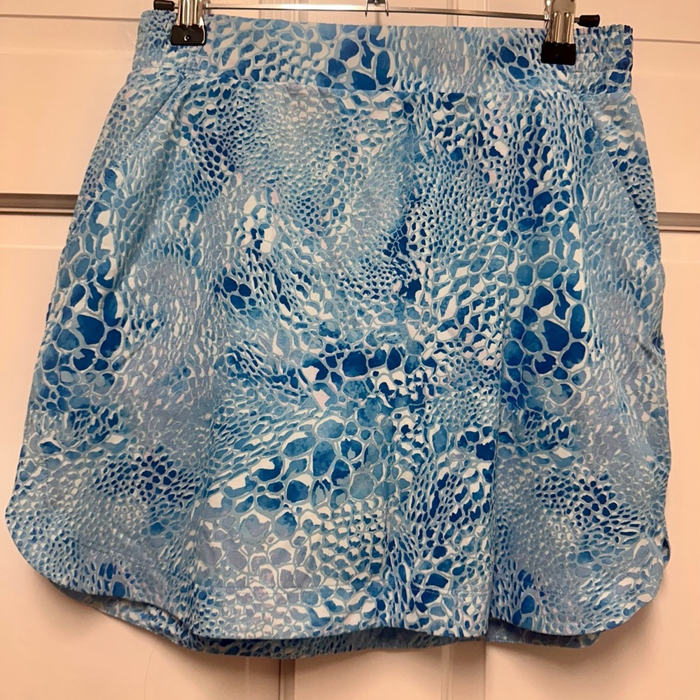 Blue Patterned CALIA XS skort